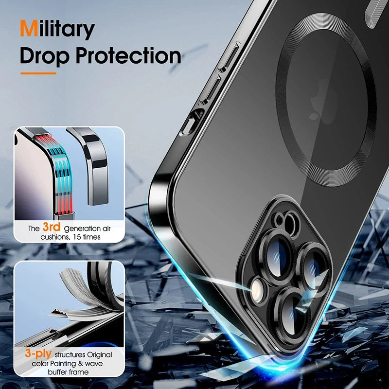 Magnetic Plating Phone Case