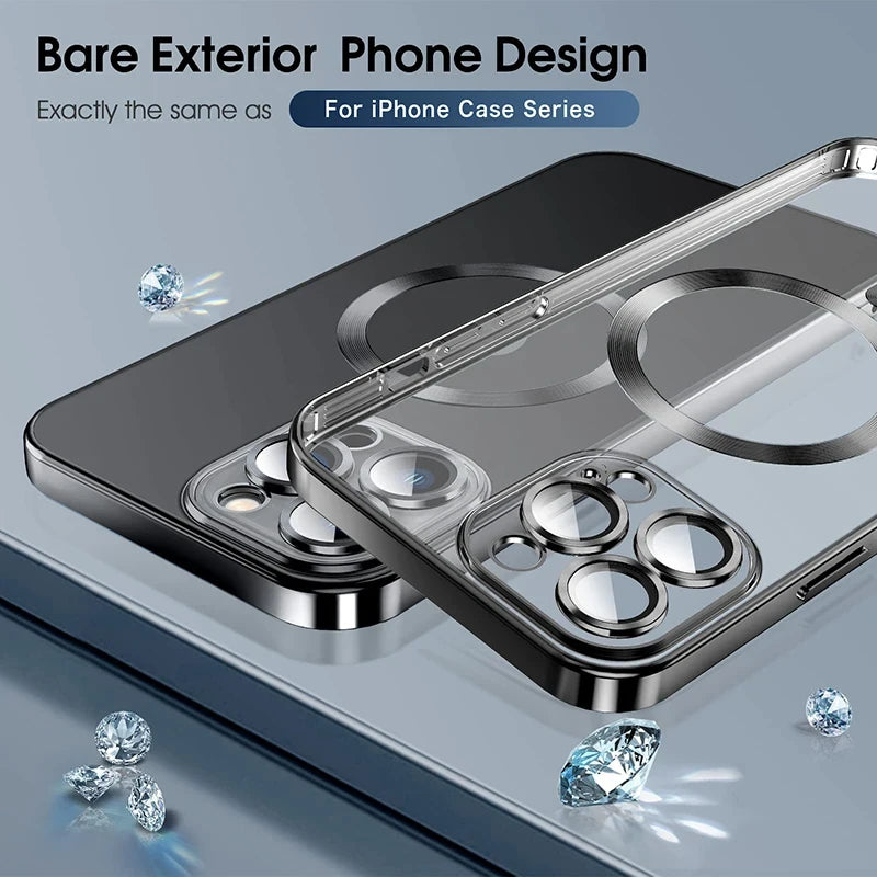 Magnetic Plating Phone Case
