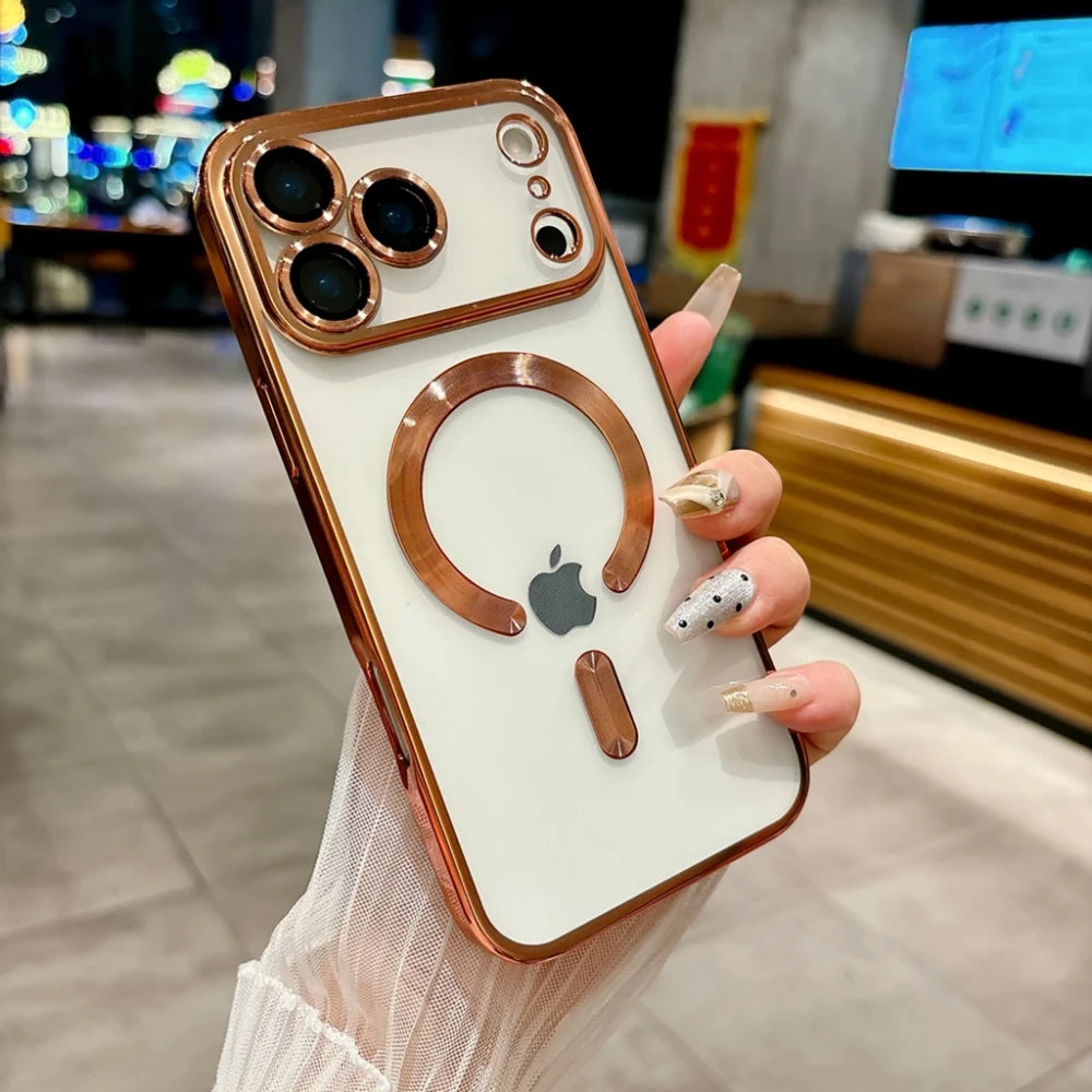 Magnetic Plating Phone Case