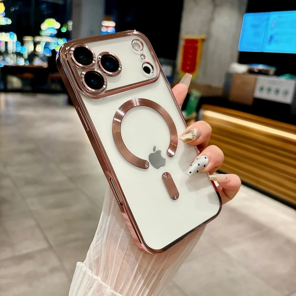 Magnetic Plating Phone Case