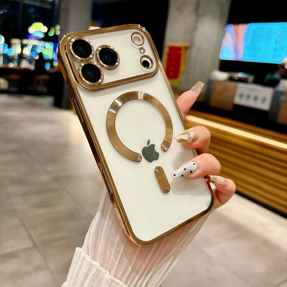 Magnetic Plating Phone Case