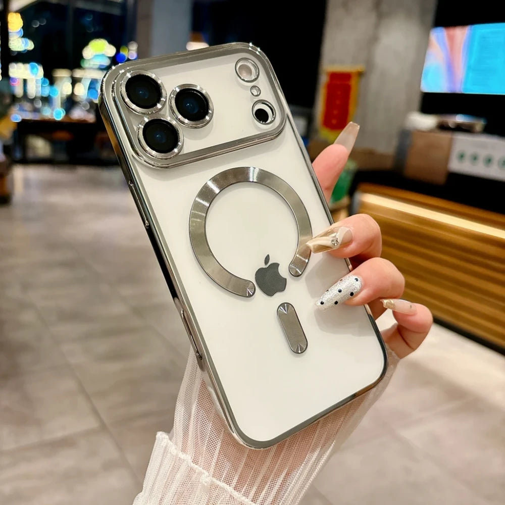 Magnetic Plating Phone Case