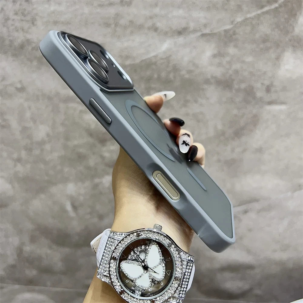 Magnetic Matte Translucent Phone Case