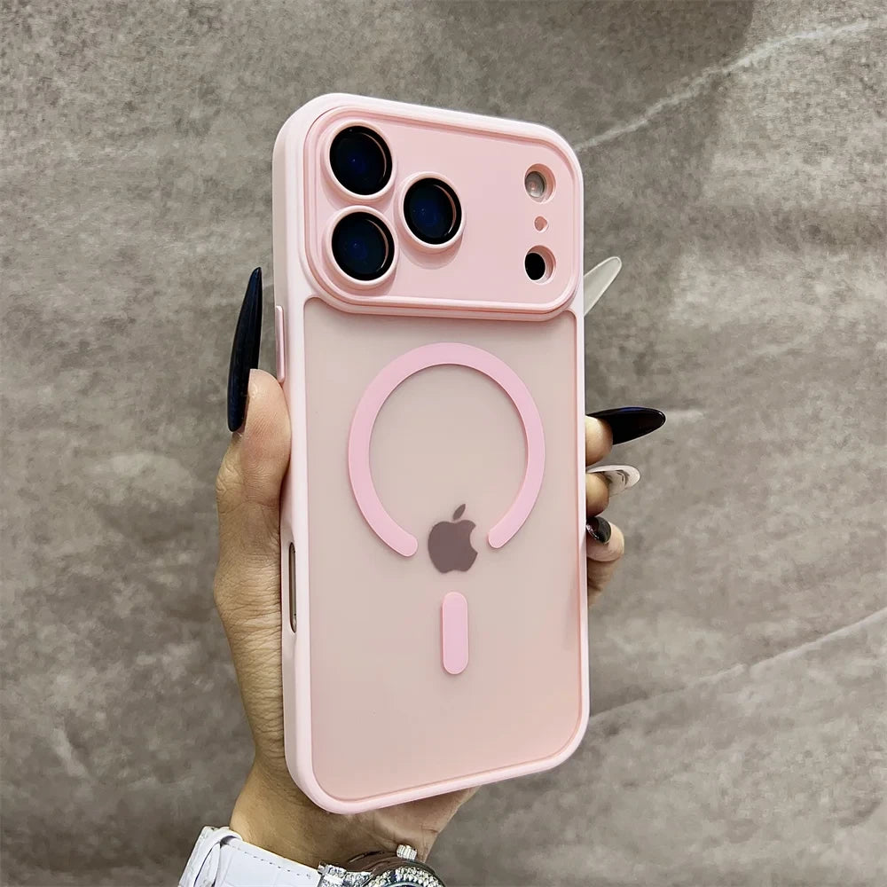 Magnetic Matte Translucent Phone Case