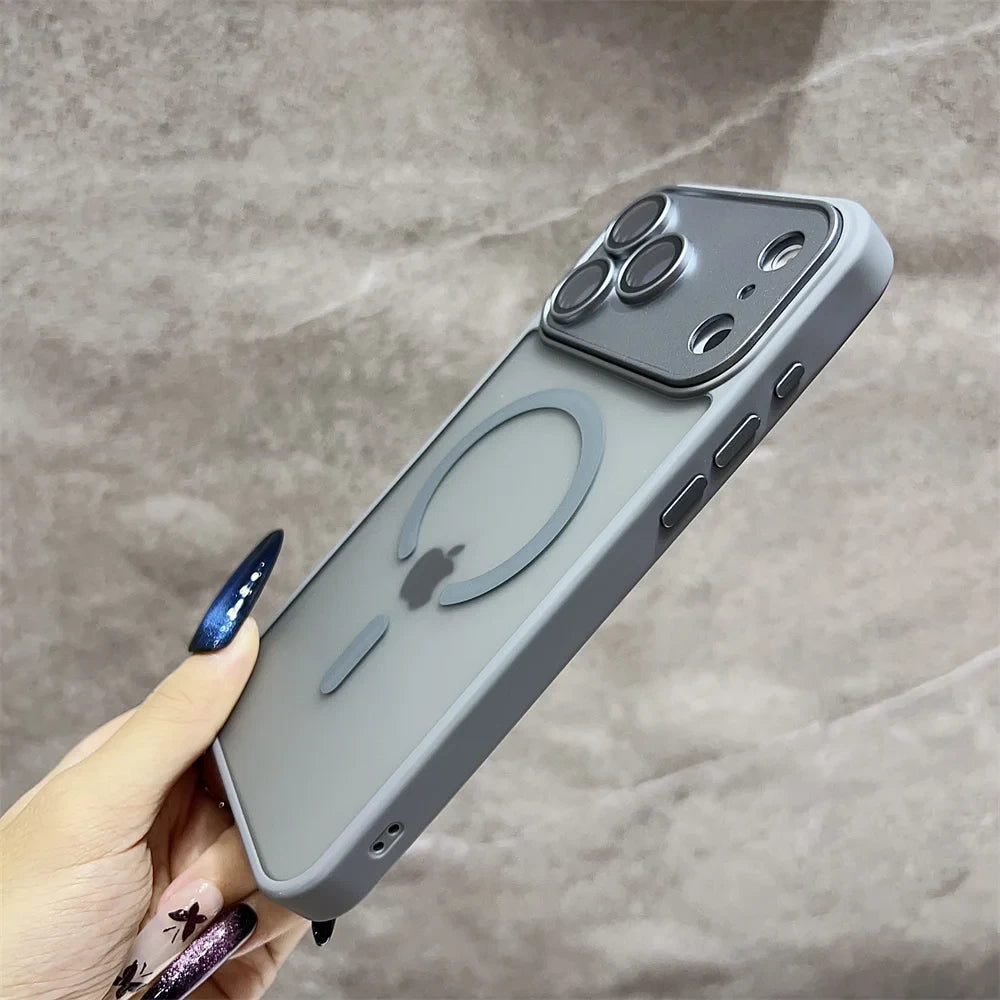 Magnetic Matte Translucent Phone Case