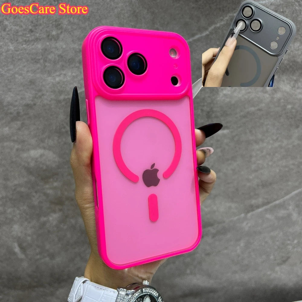 Magnetic Matte Translucent Phone Case