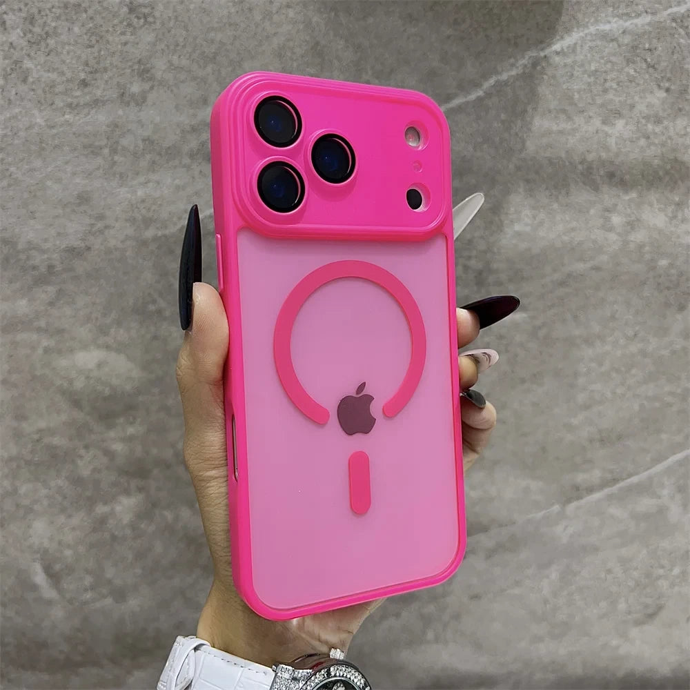 Magnetic Matte Translucent Phone Case