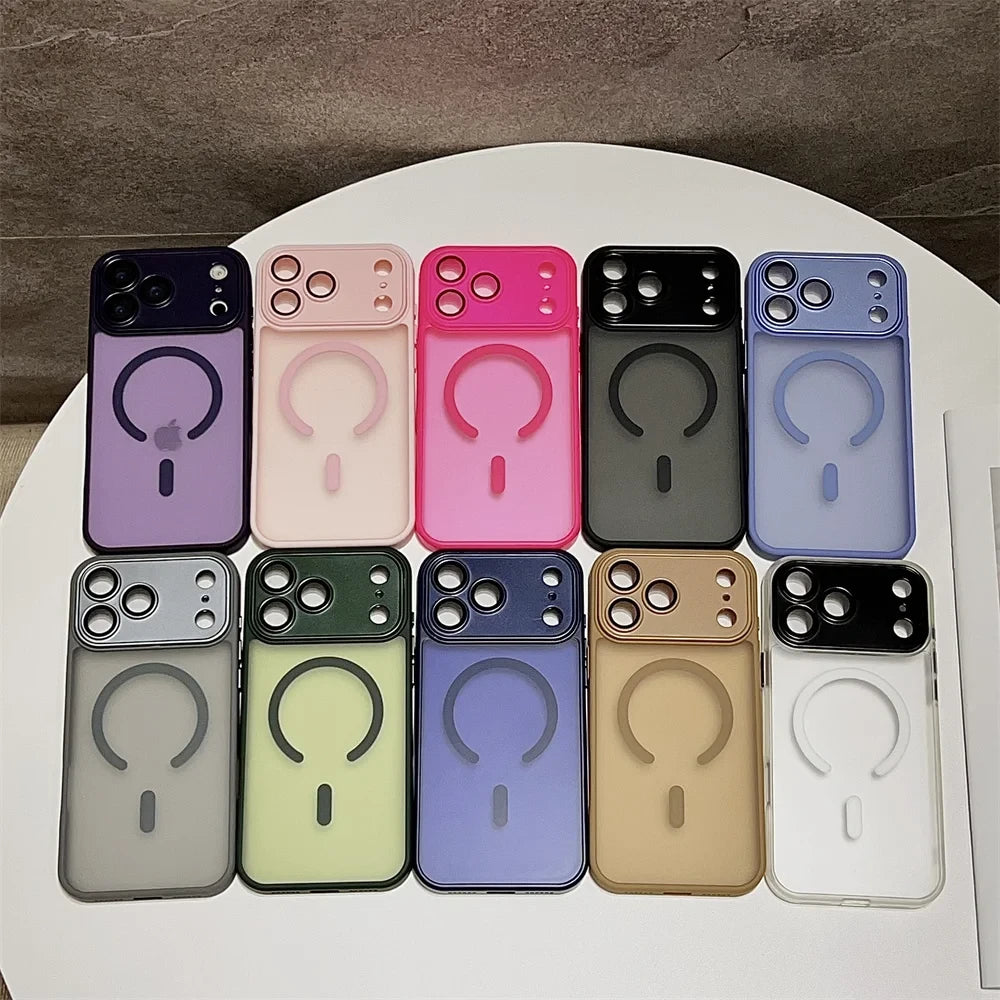 Magnetic Matte Translucent Phone Case